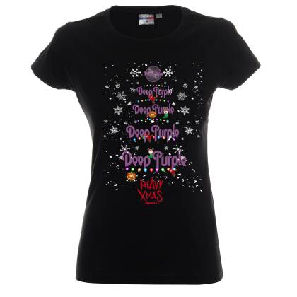 Коледна Deep Purple дамска тениска
