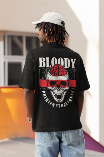 Oversized тениска • Bloody