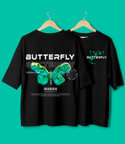 Oversized тениска • Butterfly