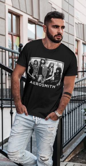 Aerosmith - Members black & white