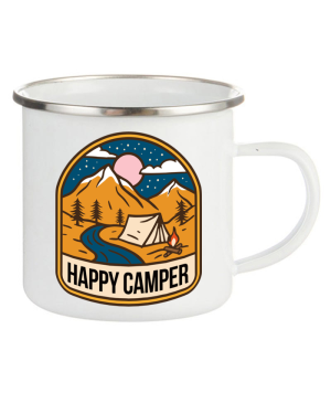 Метално канче Happy Camper