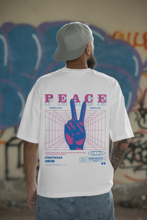 Oversized тениска • Peace