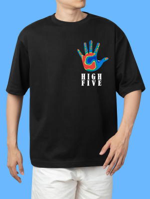 Oversized тениска • High Five