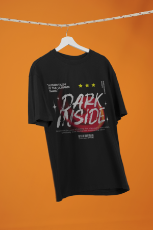 Oversized тениска • Dark inside